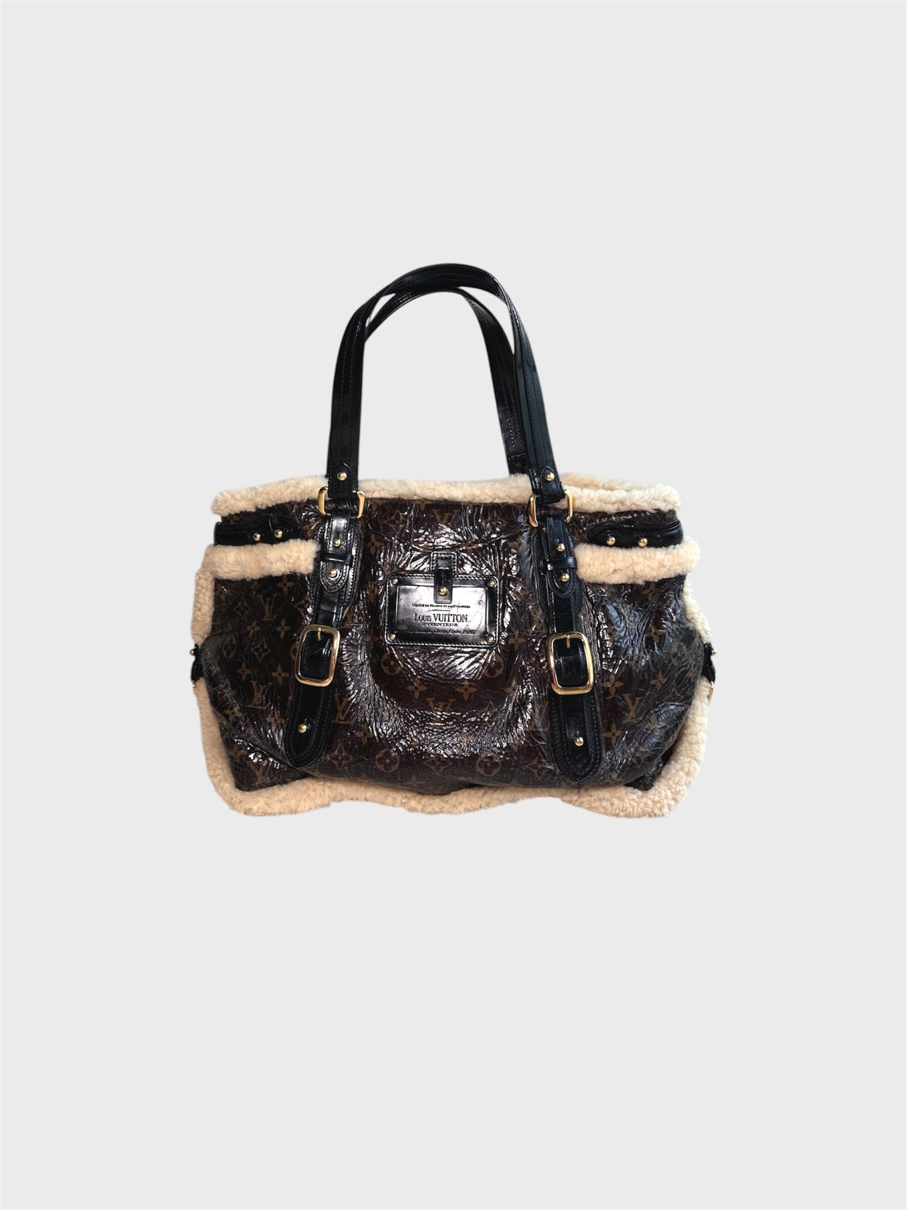 Louis Vuitton Limited Edition Shearling Thunder Bag image 0