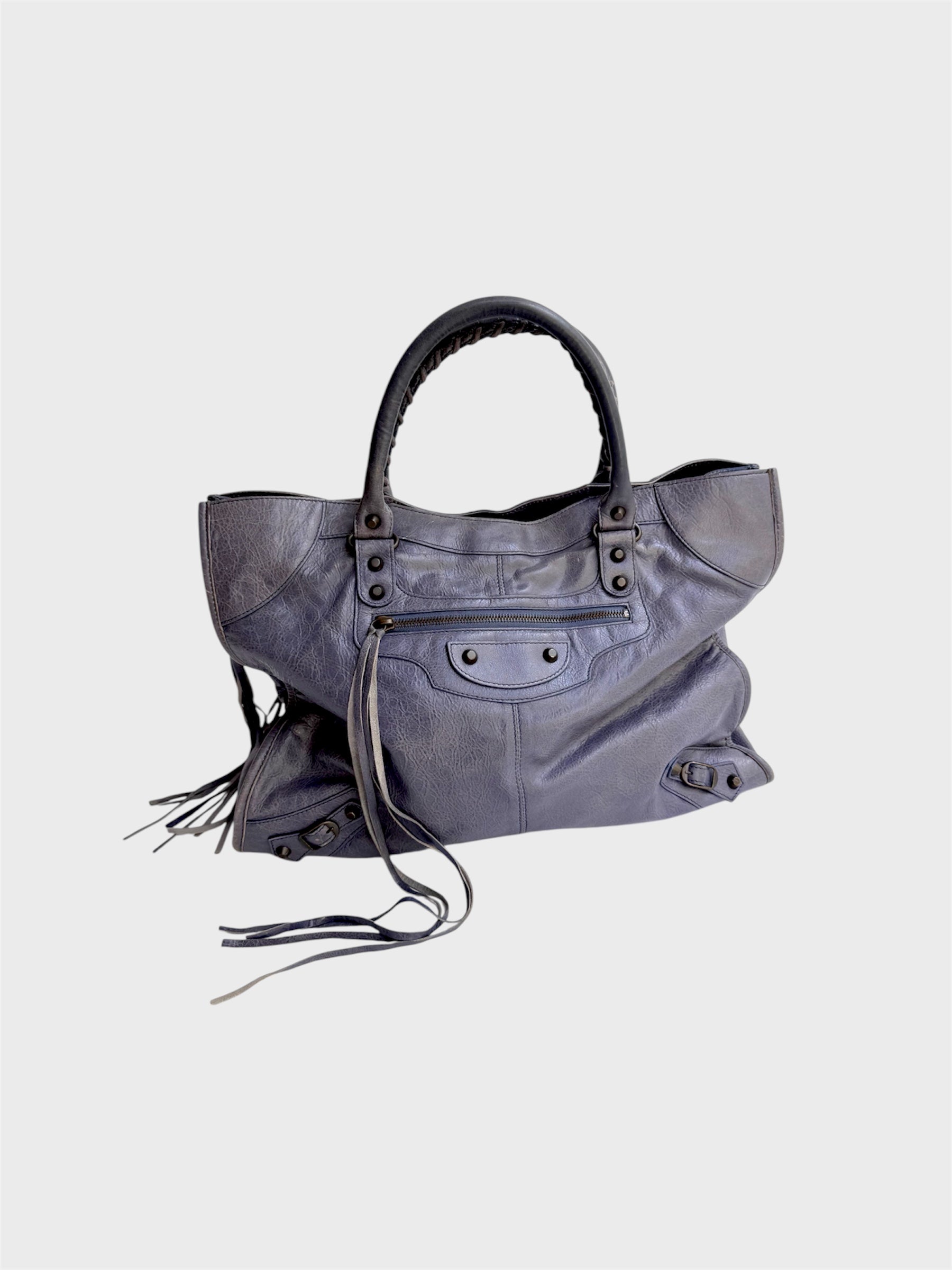Balenciaga Jacinthe Leather City Work Bag image 0