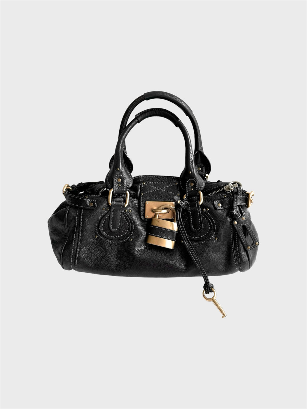 Chloe Paddington Black Leather Bag image 0