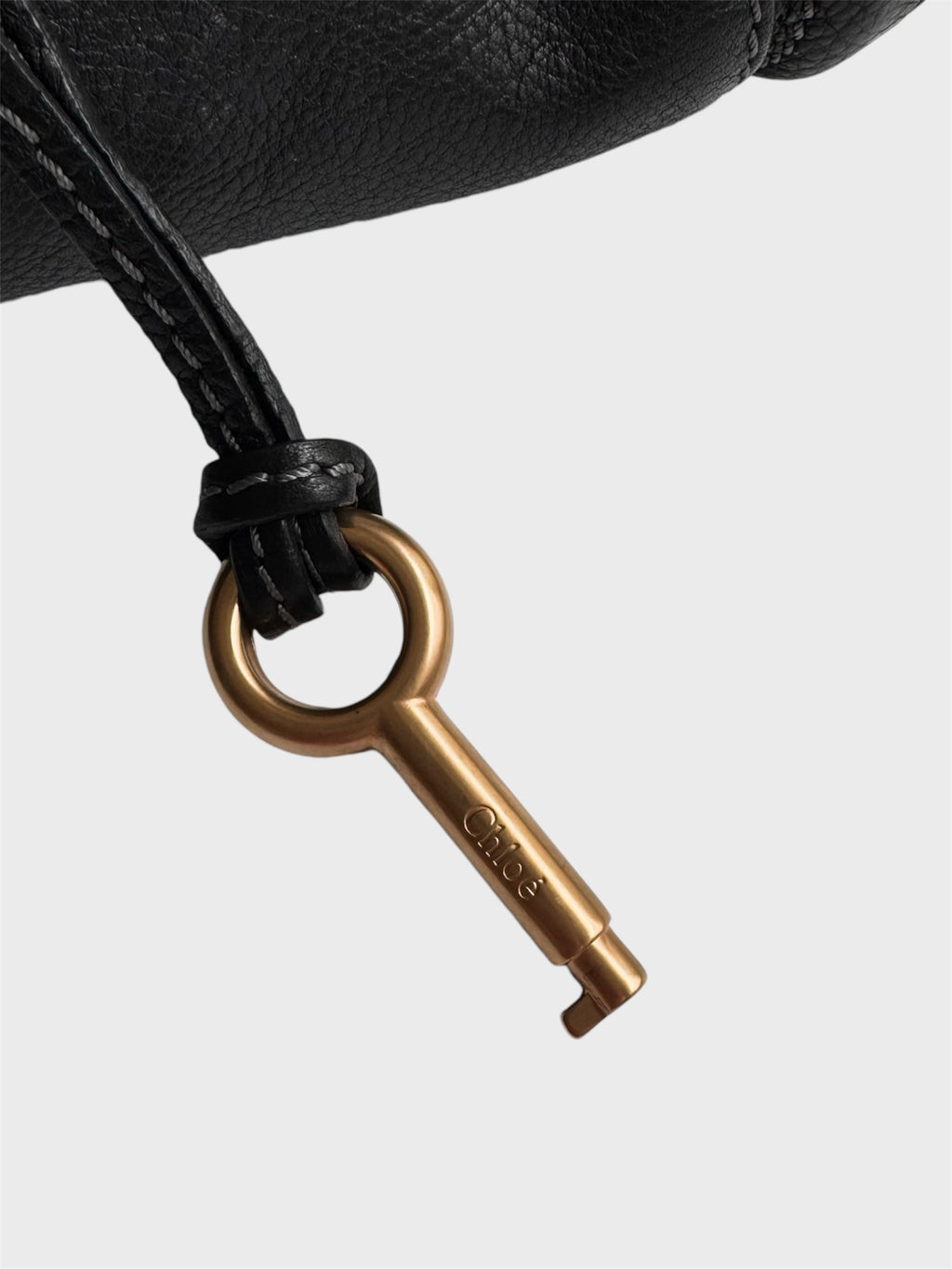 Chloe Paddington Black Leather Bag image 5