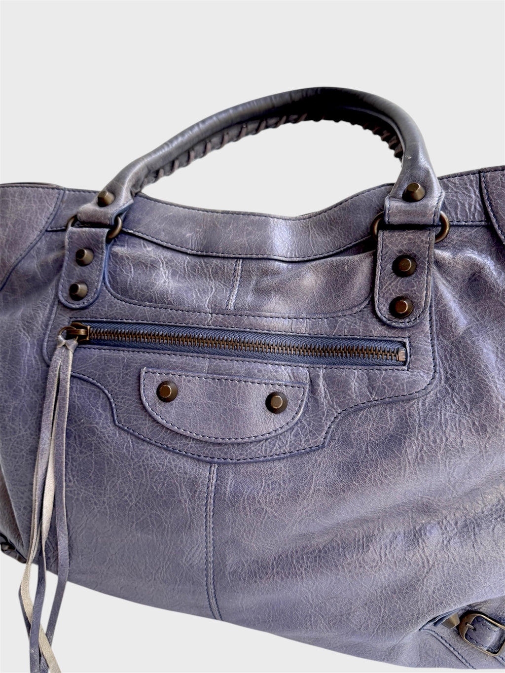 Balenciaga Jacinthe Leather City Work Bag image 1