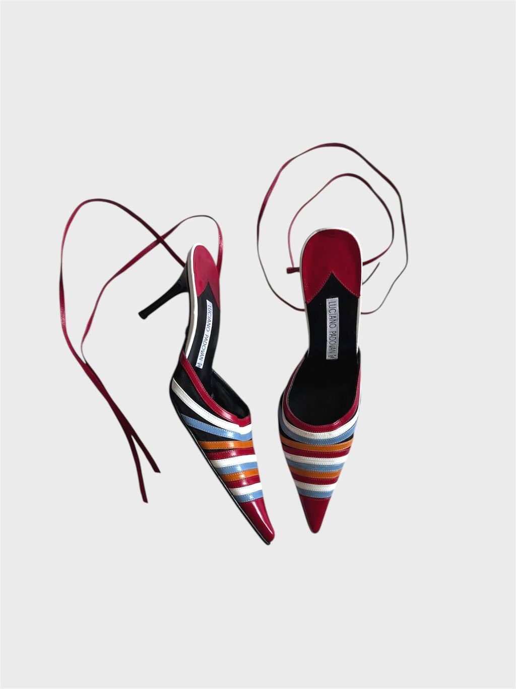 LUCIANO PADOVAN MULTICOLOR HEELS