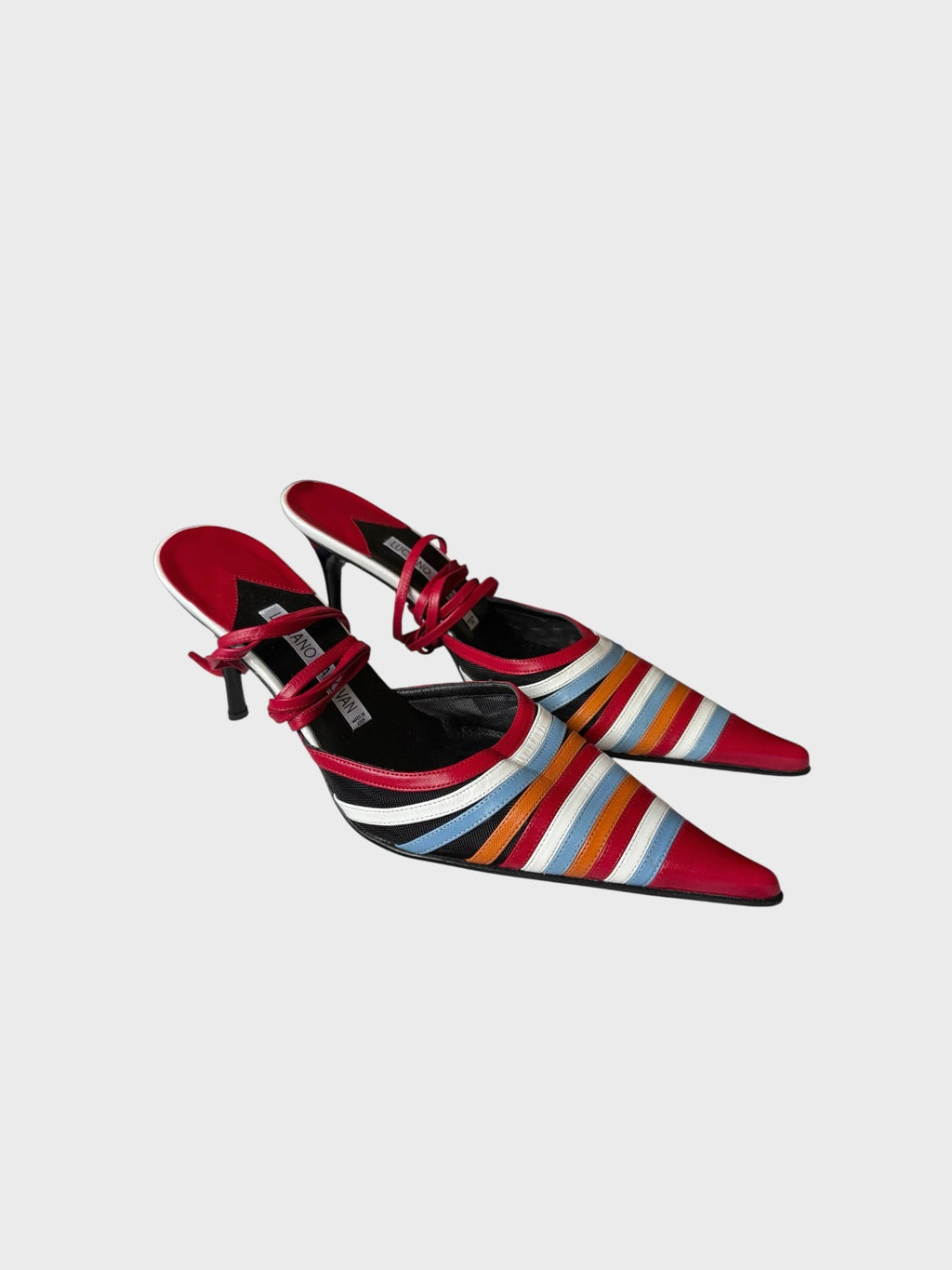 LUCIANO PADOVAN MULTICOLOR HEELS