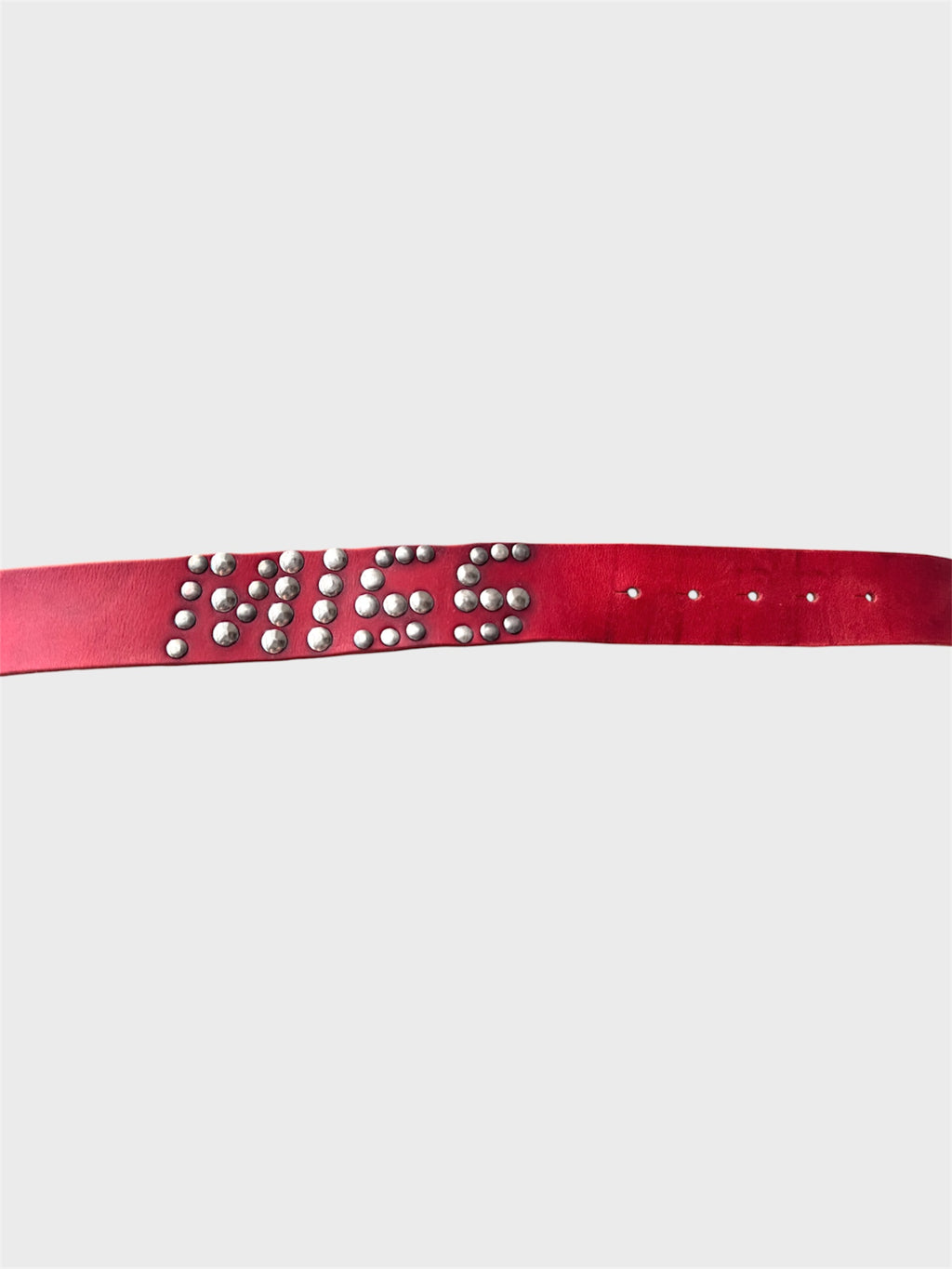 MISS SIXTY RED LEATHER BELT