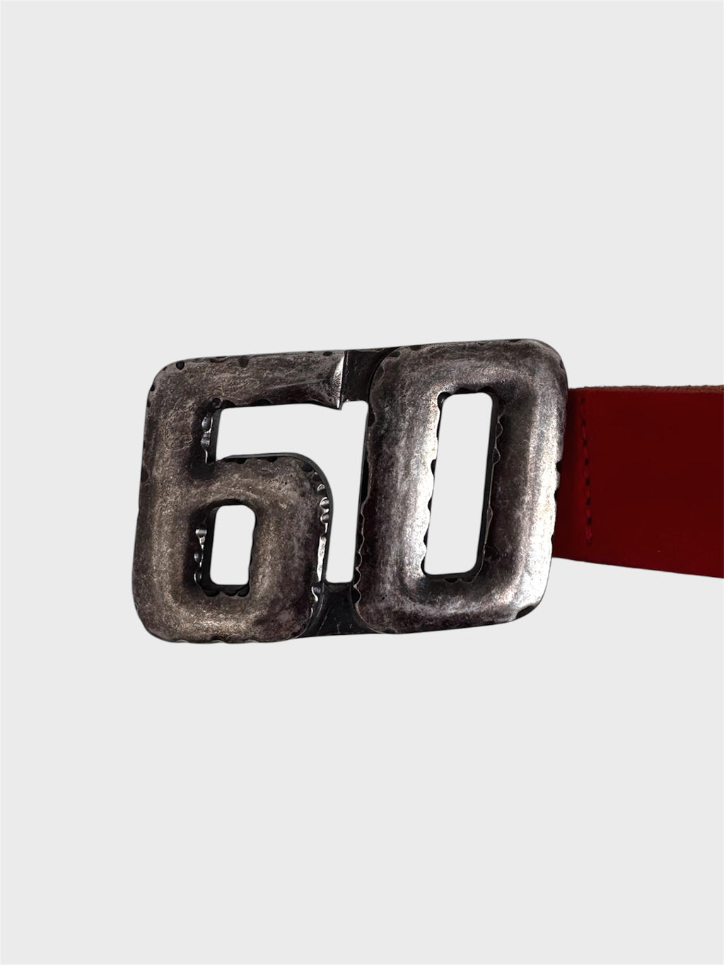 MISS SIXTY RED LEATHER BELT